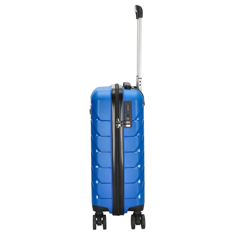 D&N Travel Line 4100 - Maleta de cabina 4 ruedas S 54 cm (azul)