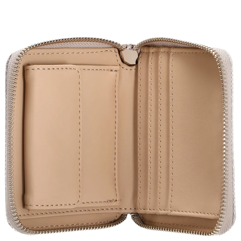 Guess Laurel II SLG Small Zip Around - Cartera 3cc 11 cm (bone logo)