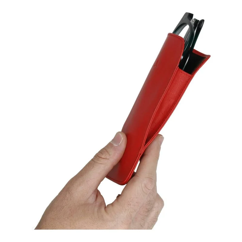 Funda de Gafas de Piel J.L Piel Roja
