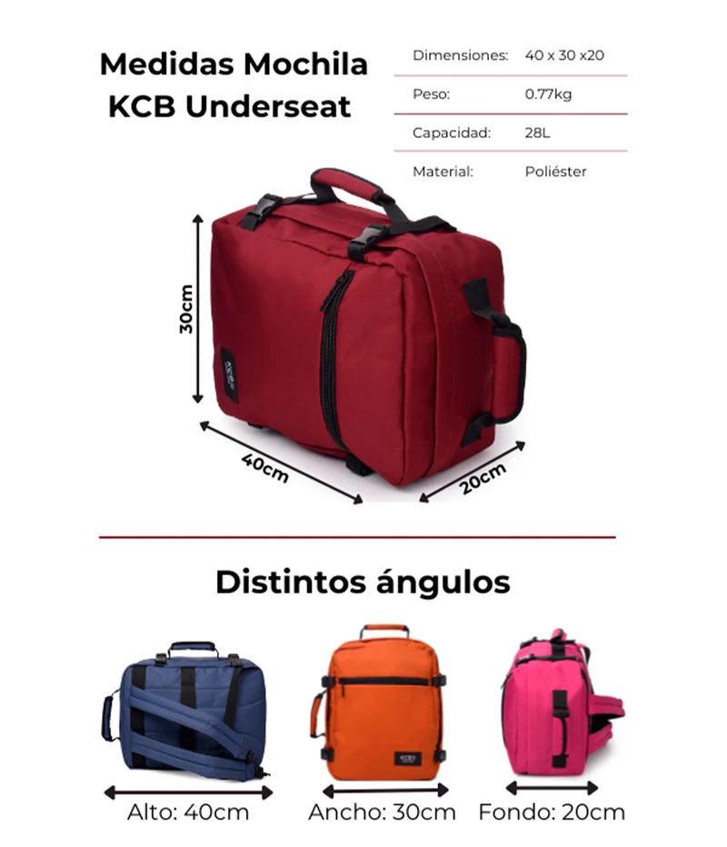 Mochila KCB Underseat