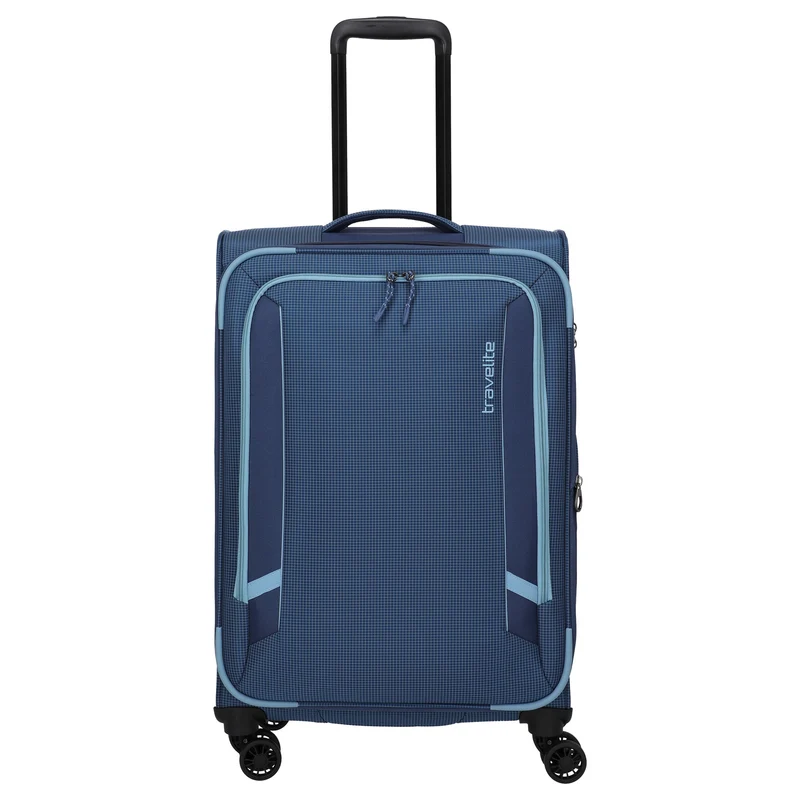 Travelite Corsiica - Set de trolley con 4 ruedas 4 piezas expandible (blue)