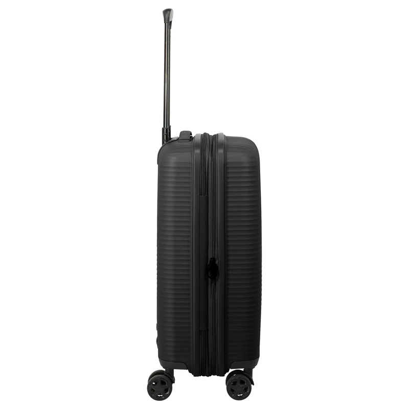Travelite Air Stripe - Trolley de cabina S 4 ruedas 55 cm expandible (black)