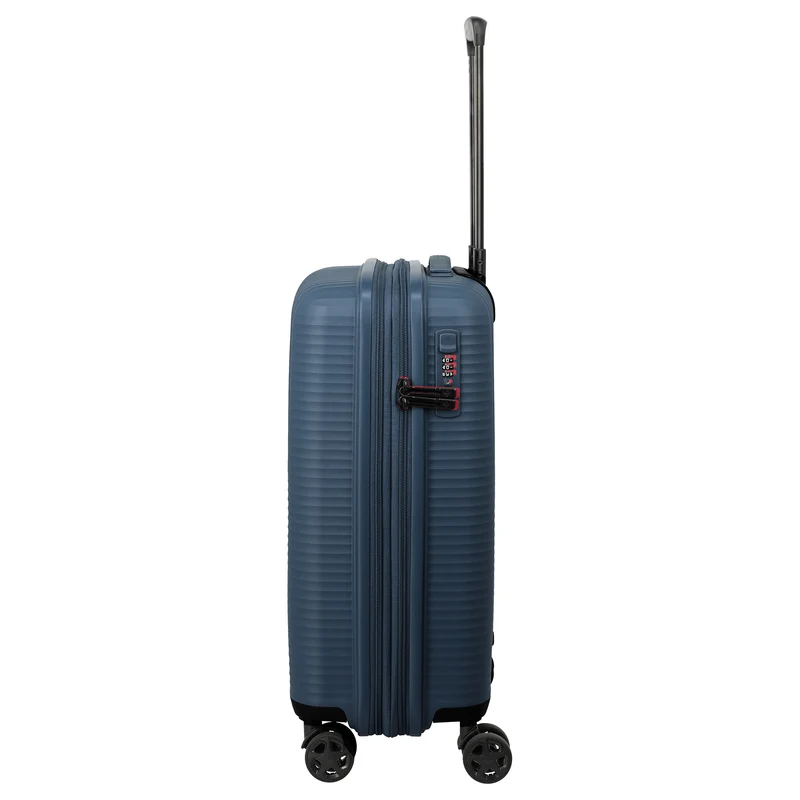 Travelite Air Stripe - Trolley de cabina S 4 ruedas 55 cm expandible (navy)