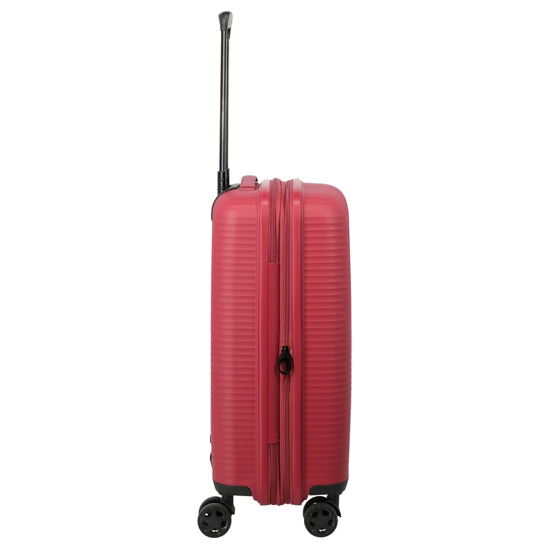 Travelite Air Stripe - Trolley de cabina S 4 ruedas 55 cm expandible (red)