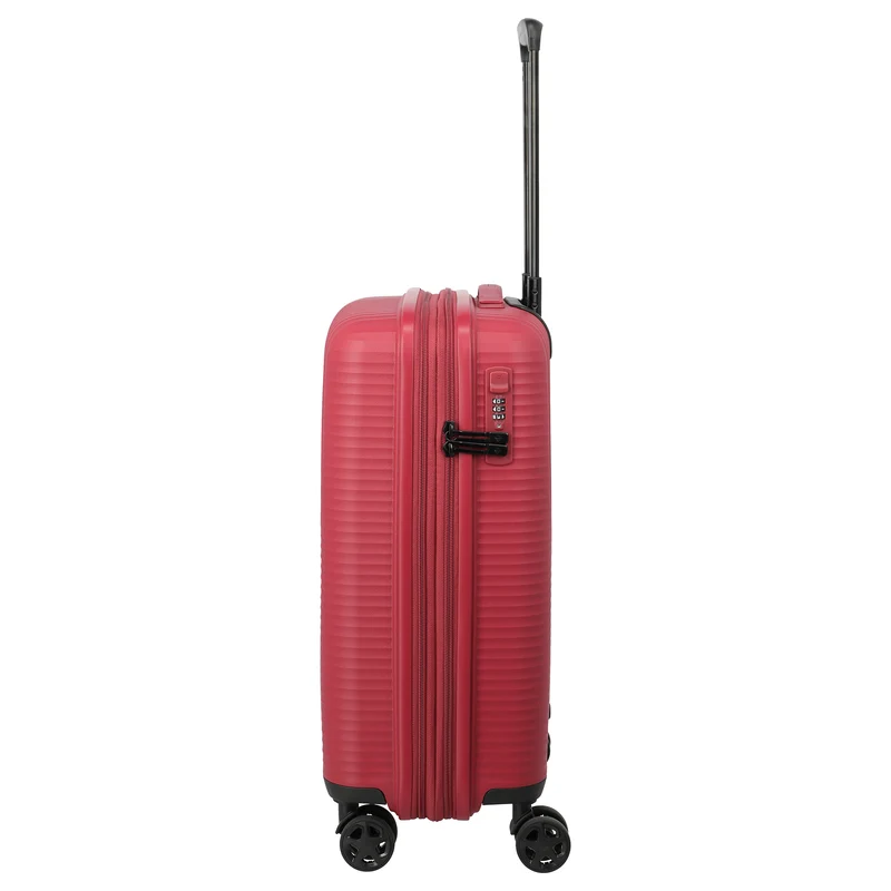 Travelite Air Stripe - Trolley de cabina S 4 ruedas 55 cm expandible (red)