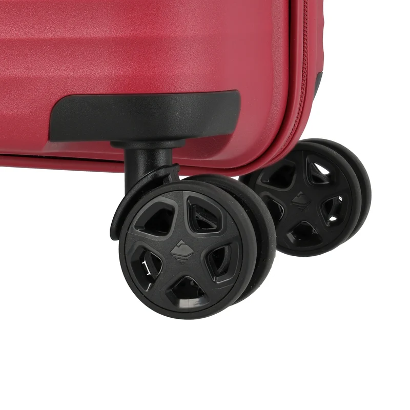 Travelite Air Stripe - Trolley de cabina S 4 ruedas 55 cm expandible (red)