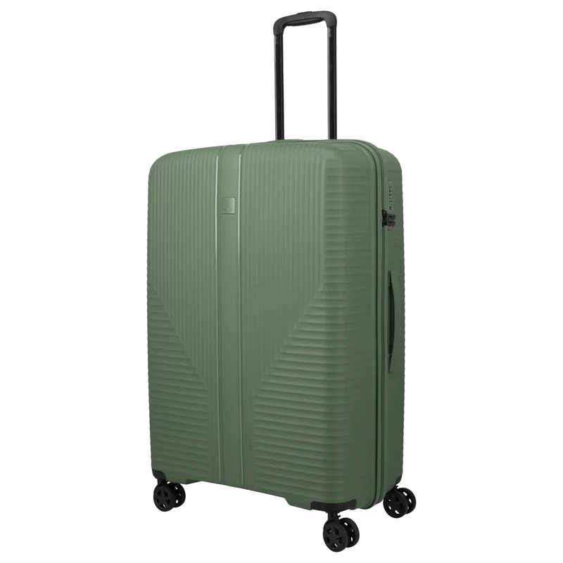 Travelite Air Stripe - Set de trolley con 4 ruedas 3 piezas (green)