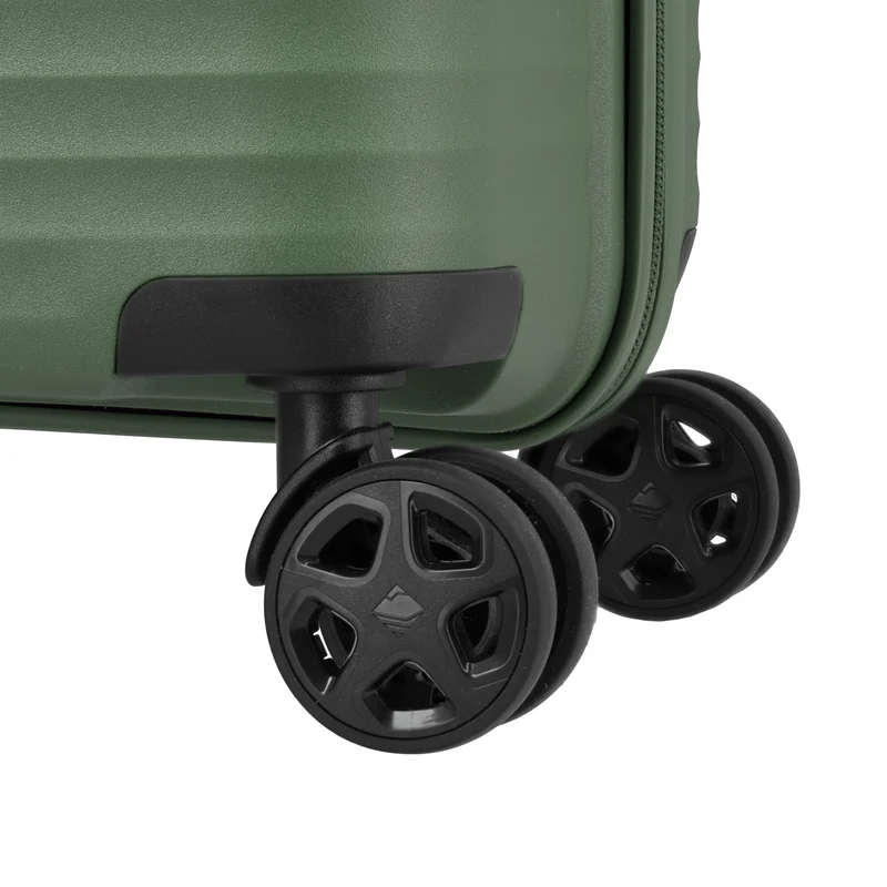 Travelite Air Stripe - Set de trolley con 4 ruedas 3 piezas (green)