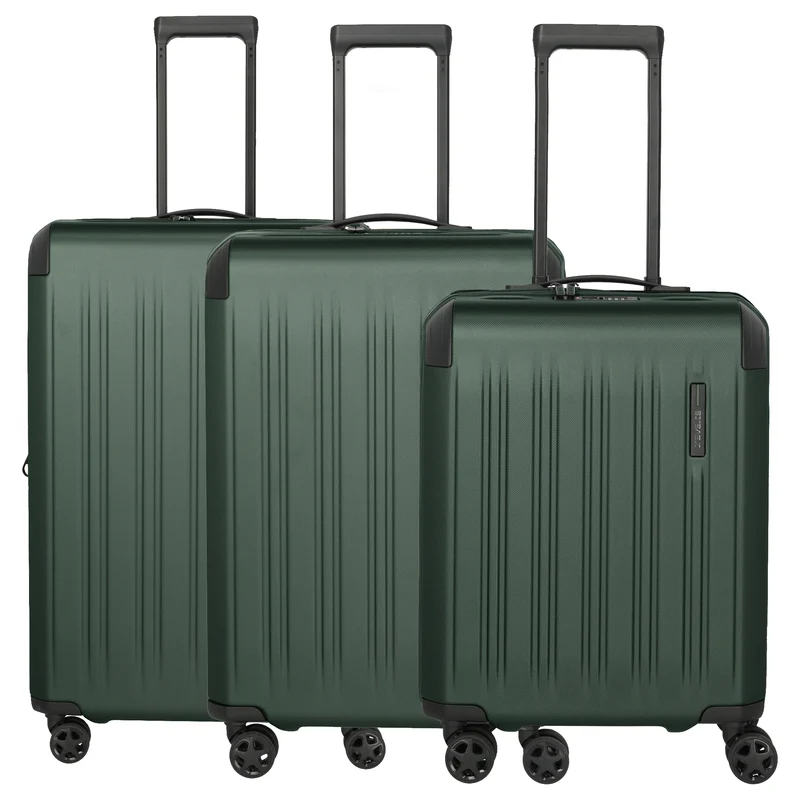 Travelite Dynamiic - Set de trolley con 4 ruedas 3 pzas. L+M erw. (grün)