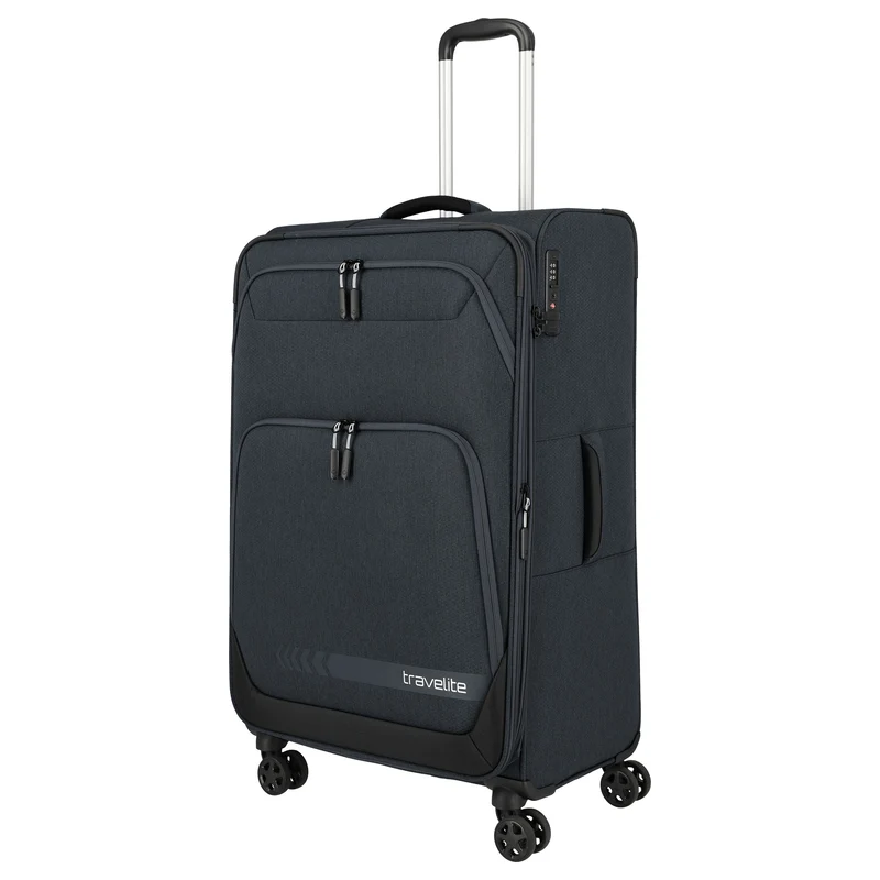 Travelite Kick Off - Trolley de 4 ruedas L 78 cm expandible (d'anthracite)