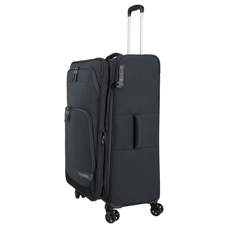 Travelite Kick Off - Trolley de 4 ruedas L 78 cm expandible (d'anthracite)
