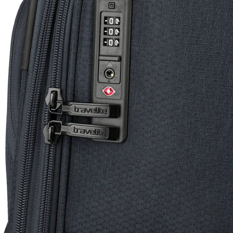 Travelite Kick Off - Trolley de 4 ruedas L 78 cm expandible (d'anthracite)