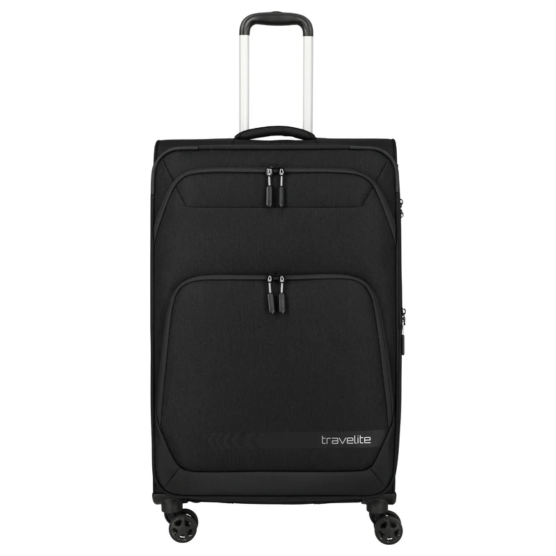Travelite Kick Off - Trolley de 4 ruedas L 78 cm expandible (black)