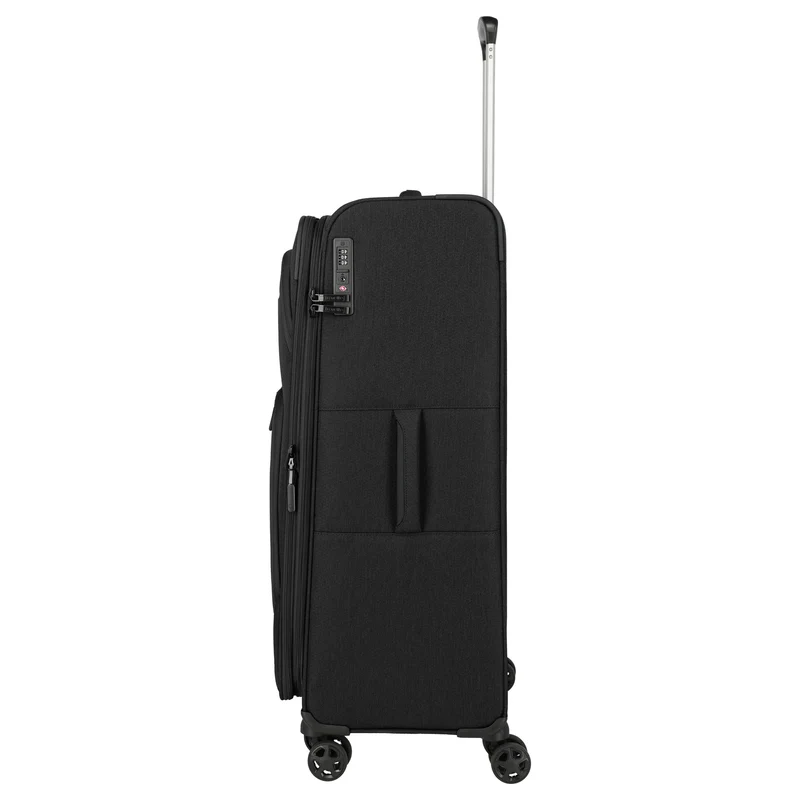 Travelite Kick Off - Trolley de 4 ruedas L 78 cm expandible (black)