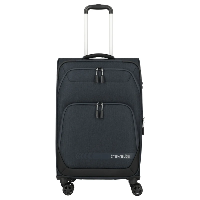 Travelite Kick Off - Trolley de 4 ruedas M 67 cm expandible (d'anthracite)