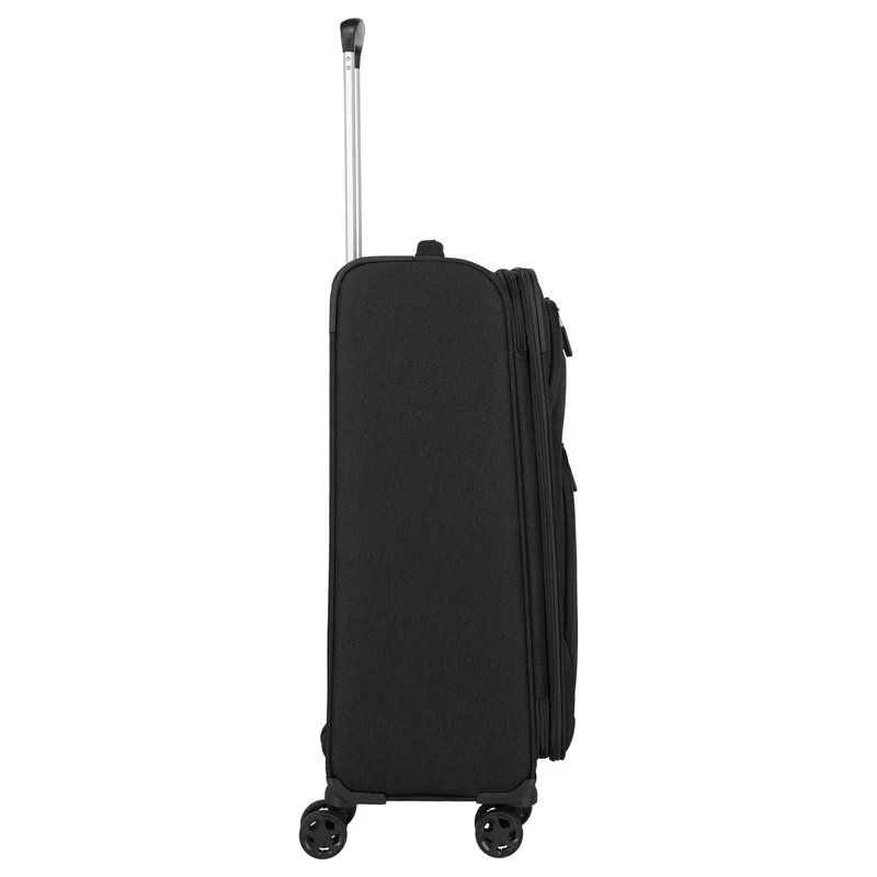 Travelite Kick Off - Trolley de 4 ruedas M 67 cm expandible (black)