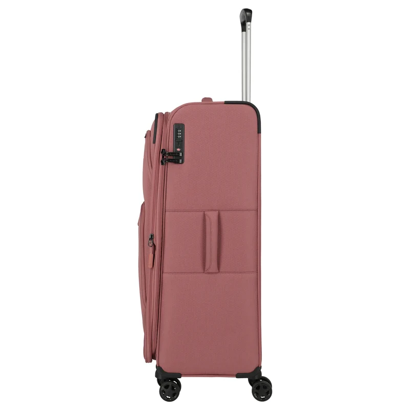 Travelite Kick Off - Trolley de 4 ruedas L 78 cm expandible (blush)