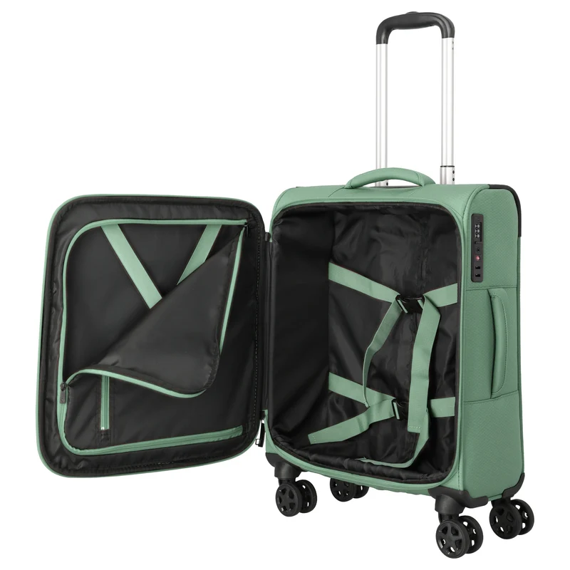 Travelite Kick Off - Trolley de cabina con 4 ruedas S 55 cm (Sage Green)