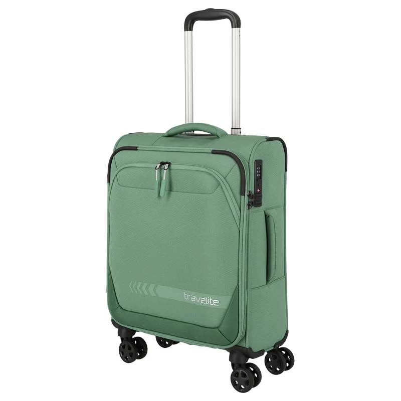 Travelite Kick Off - Trolley de cabina con 4 ruedas S 55 cm (Sage Green)