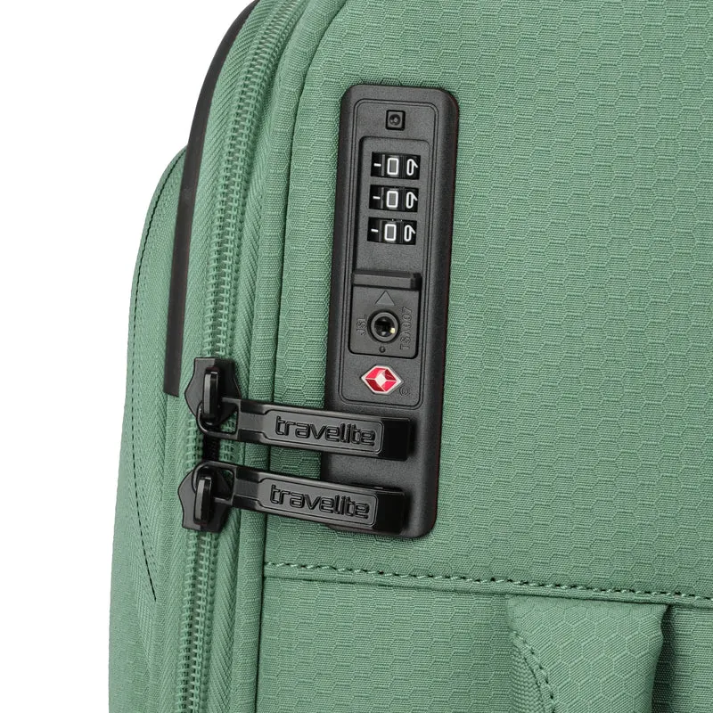 Travelite Kick Off - Trolley de cabina con 4 ruedas S 55 cm (Sage Green)