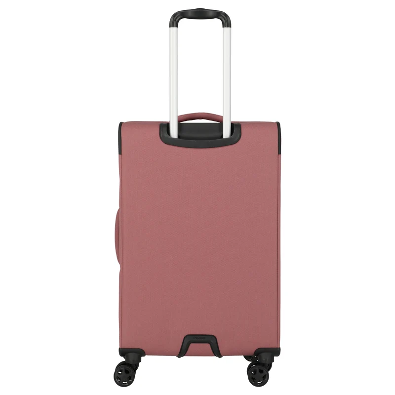 Travelite Kick Off - Trolley de 4 ruedas M 67 cm expandible (blush)