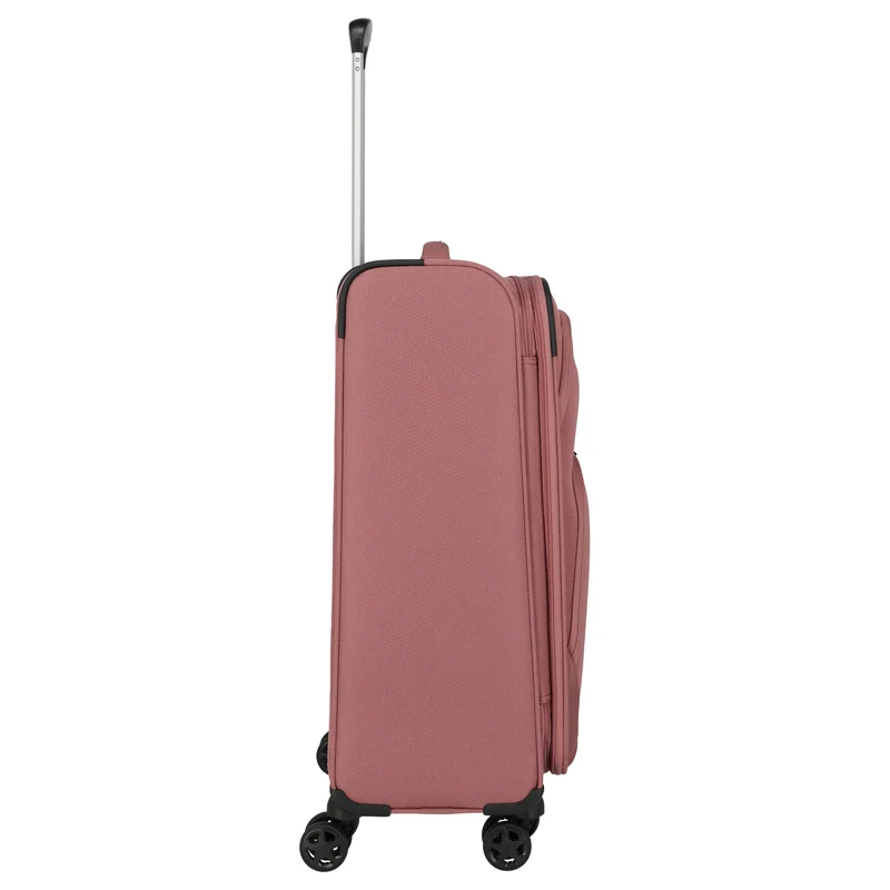 Travelite Kick Off - Trolley de 4 ruedas M 67 cm expandible (blush)