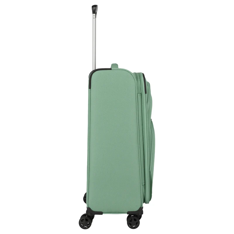 Travelite Kick Off - Trolley de 4 ruedas M 67 cm expandible (Sage Green)