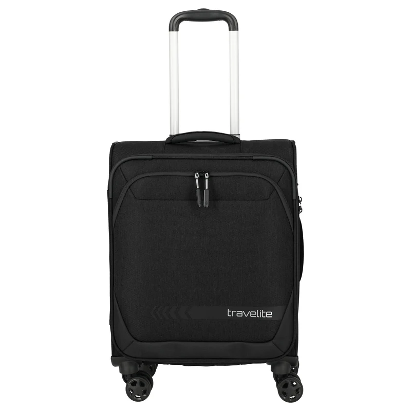 Travelite Kick Off - Trolley de cabina con 4 ruedas S 55 cm (black)