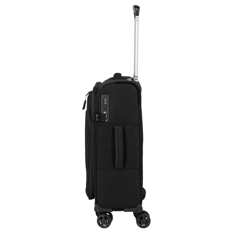 Travelite Kick Off - Trolley de cabina con 4 ruedas S 55 cm (black)