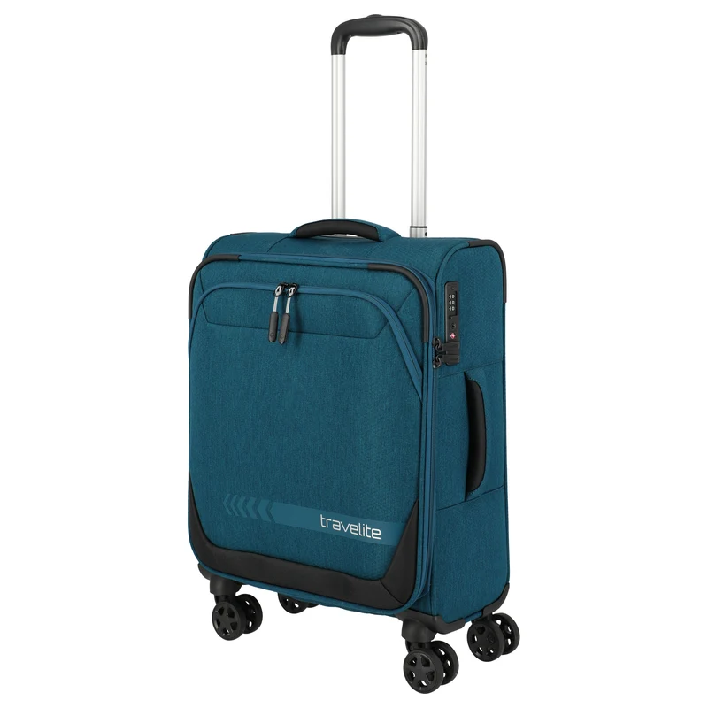 Travelite Kick Off - Trolley de cabina con 4 ruedas S 55 cm (petrol)