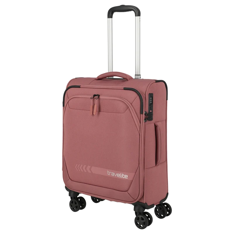 Travelite Kick Off - Trolley de cabina con 4 ruedas S 55 cm (blush)
