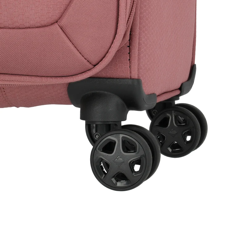 Travelite Kick Off - Set de trolley con 4 ruedas 3 piezas (blush)