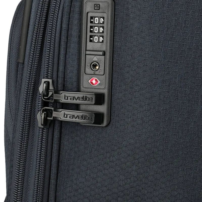 Travelite Kick Off - Set de trolley con 4 ruedas 3 piezas (d'anthracite)