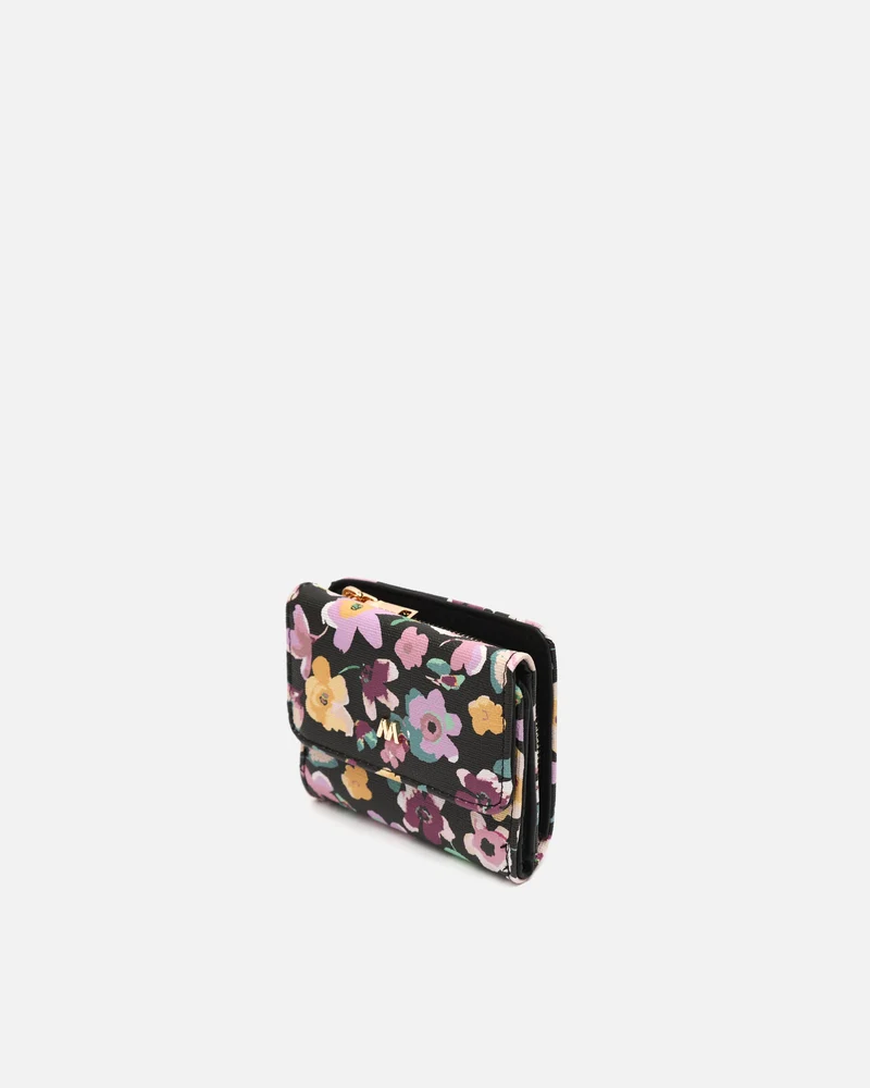 Saba monedero pequeño con estampado ED.