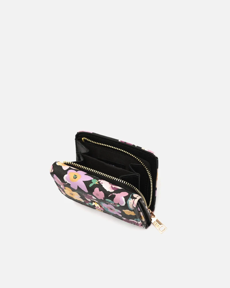 Saba monedero pequeño con estampado ED.