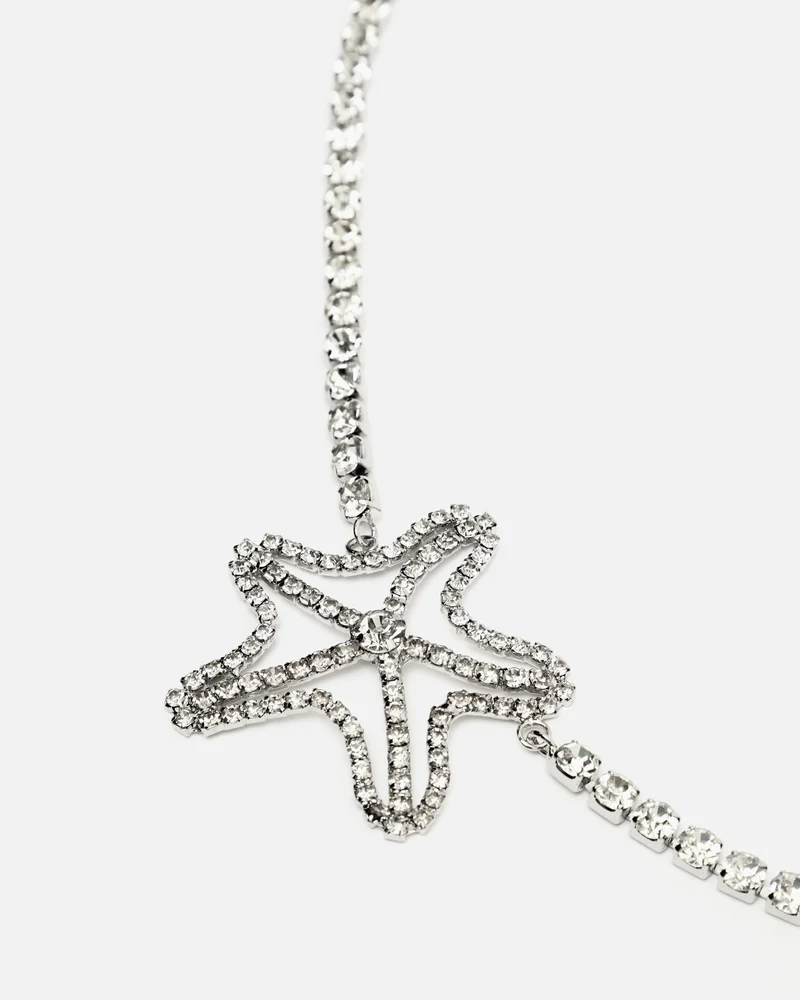Alera cinturón de cadena con brillantes
