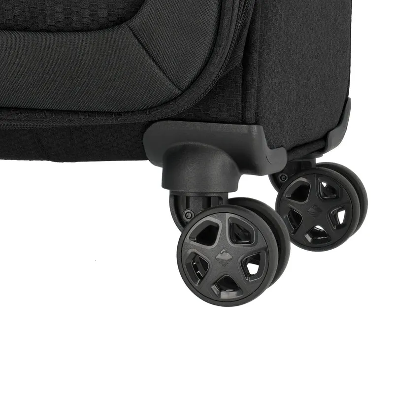 Travelite Kick Off - Trolley con 4 ruedas Set 3 piezas (black)
