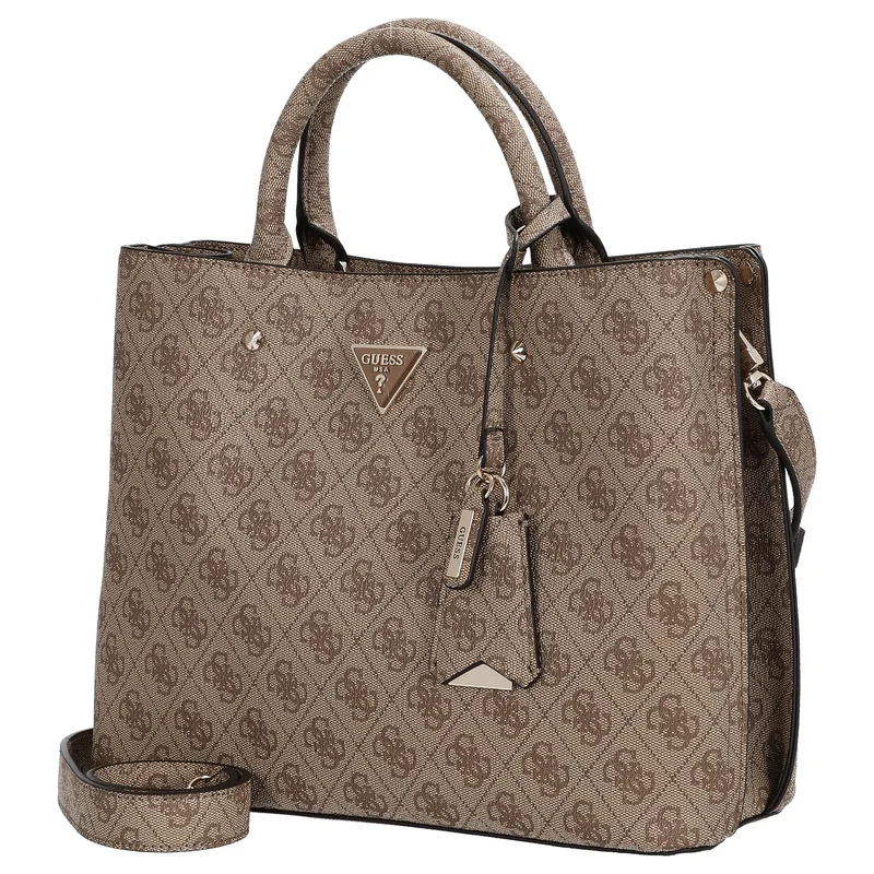 Guess Meridian II Girlfriend - Bolso de mano 30 cm (latte logo)