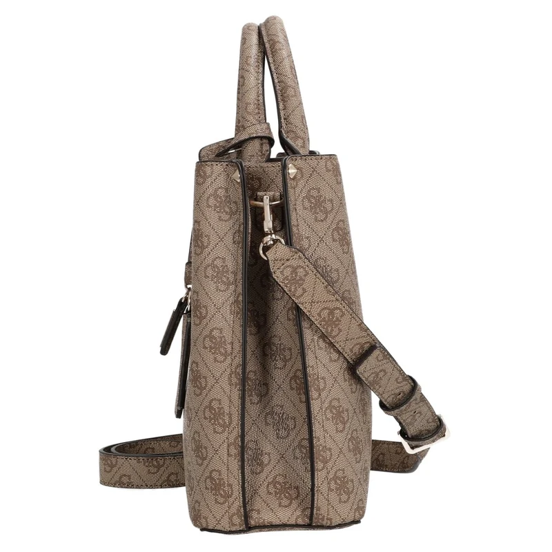 Guess Meridian II Girlfriend - Bolso de mano 30 cm (latte logo)