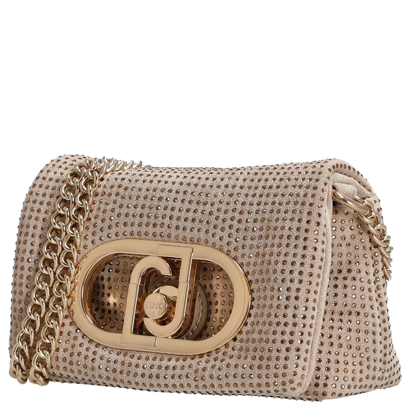 Liu Jo Lapuffy - Bolso bandolera XS 14 cm (neutro/brass gold)