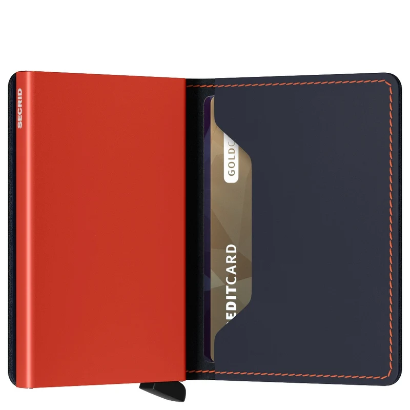 Secrid Matte Slimwallet - Cartera RFID 6.8 cm (green-black)