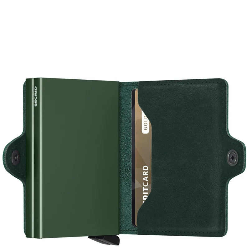Secrid Original Twinwallet - Cartera RFID 7 cm (green)