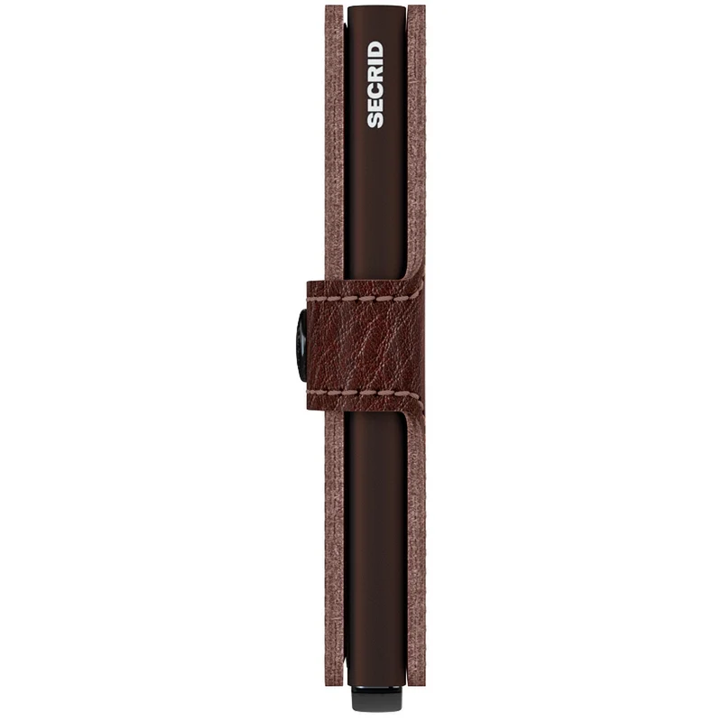 Secrid Vegetable Tanned Miniwallet - Cartera RFID 6.5 cm (espresso-brown)