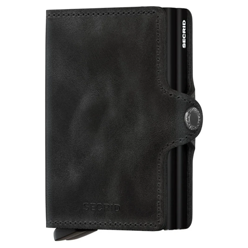 Secrid Vintage Twinwallet - Cartera RFID 7 cm (black)