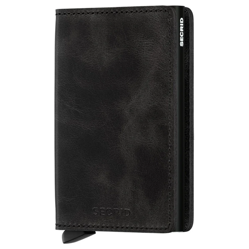 Secrid Vintage Slimwallet - Cartera RFID 6.8 cm (black)