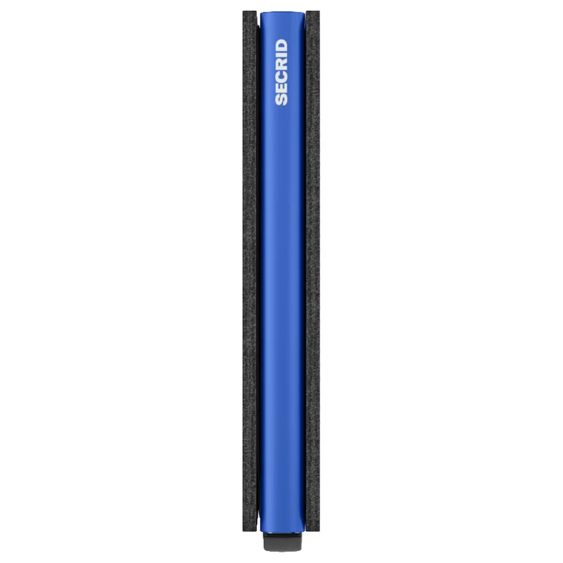 Secrid Matte Slimwallet - Cartera RFID 6.8 cm (black-blue)