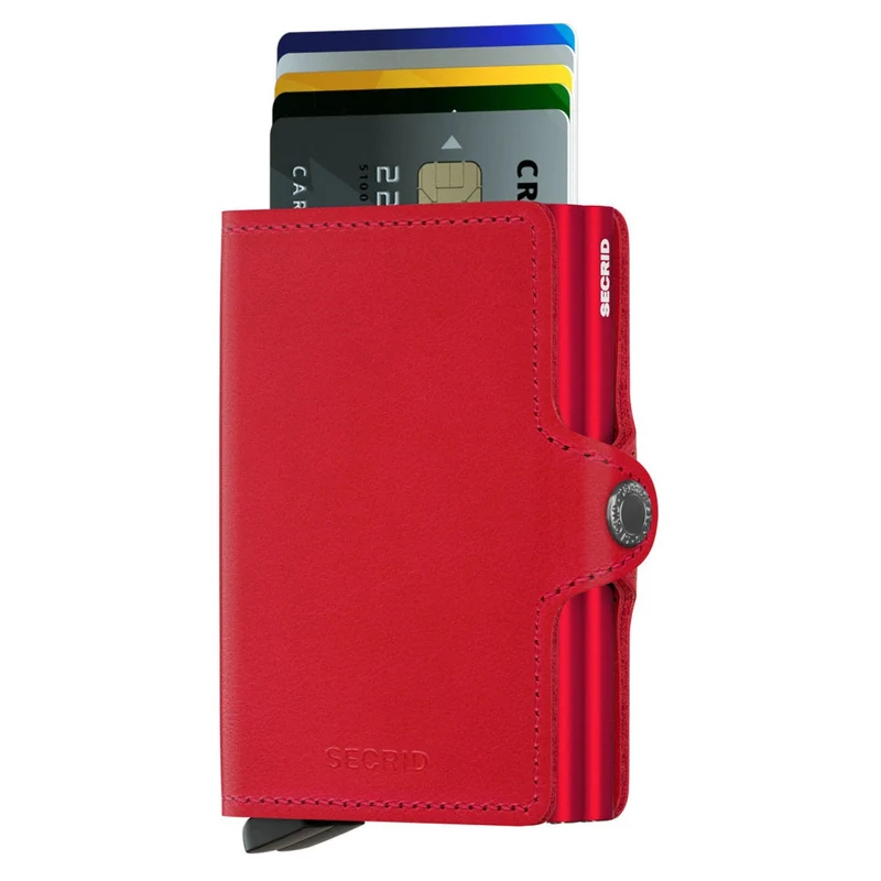 Secrid Original Twinwallet - Cartera RFID 7 cm (red-red)