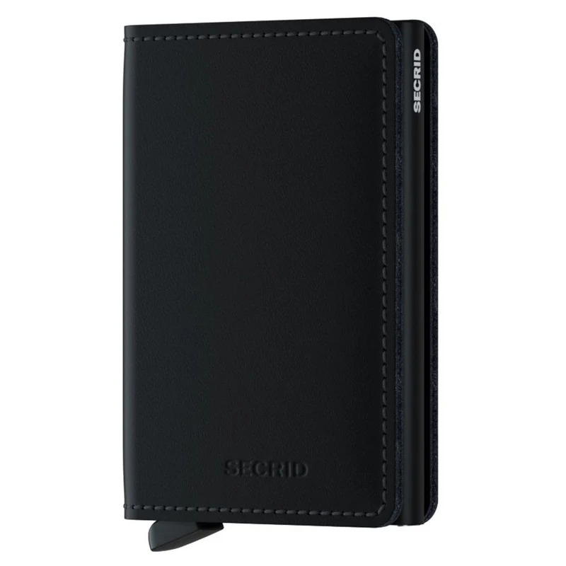 Secrid Matte Slimwallet - Cartera RFID 6.8 cm (black)