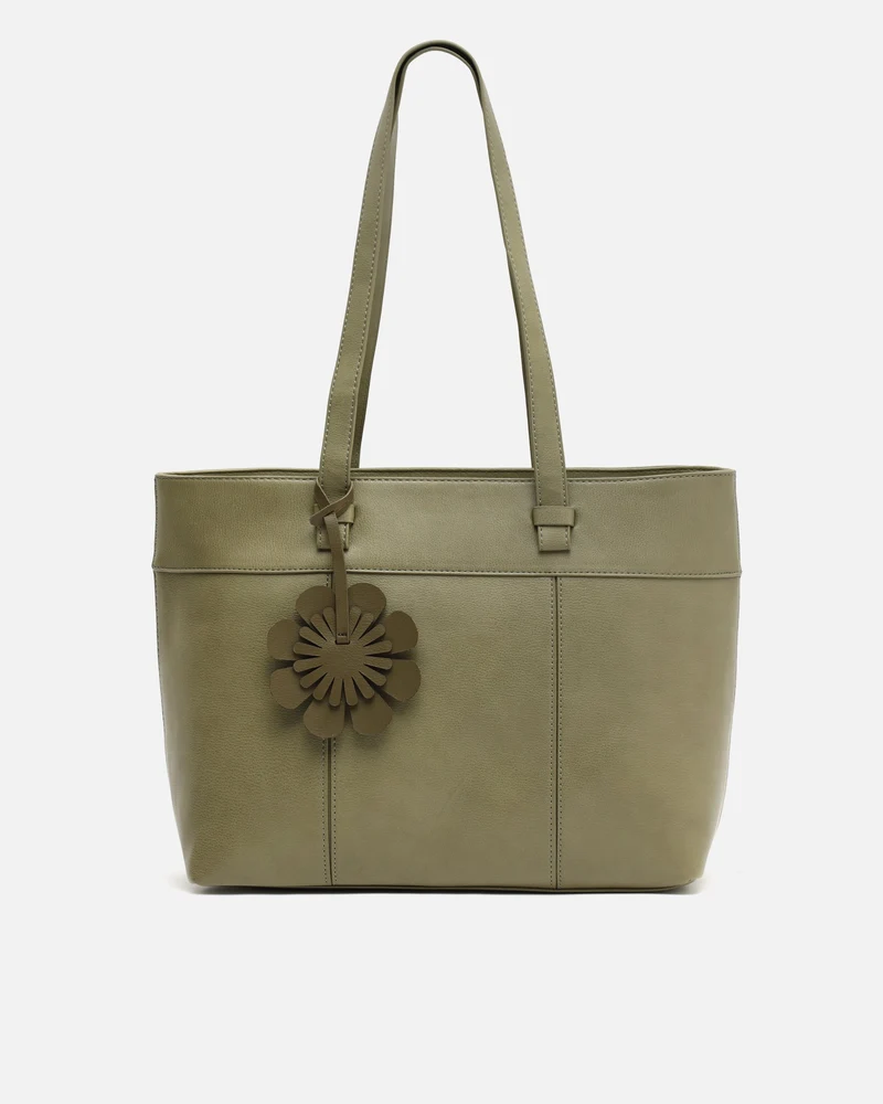 Filiberta bolso shopper grande con detalle colgante ED.