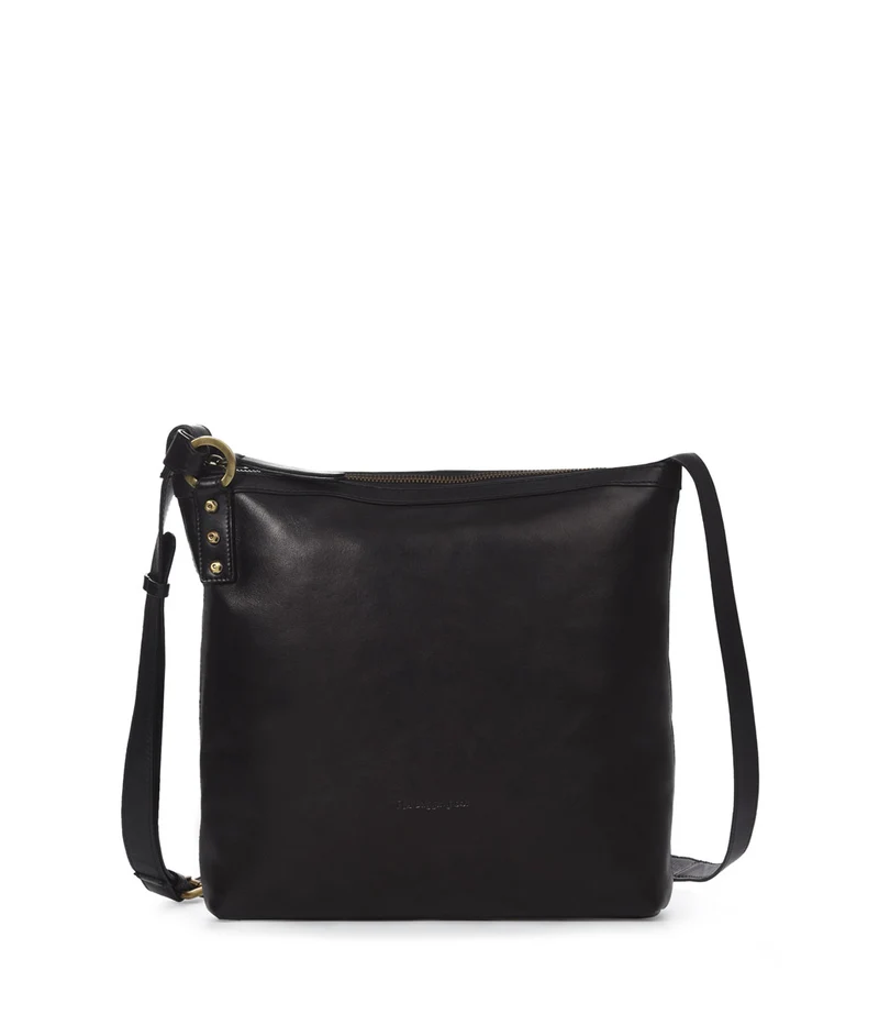 Bandolera grande de piel THB Slim